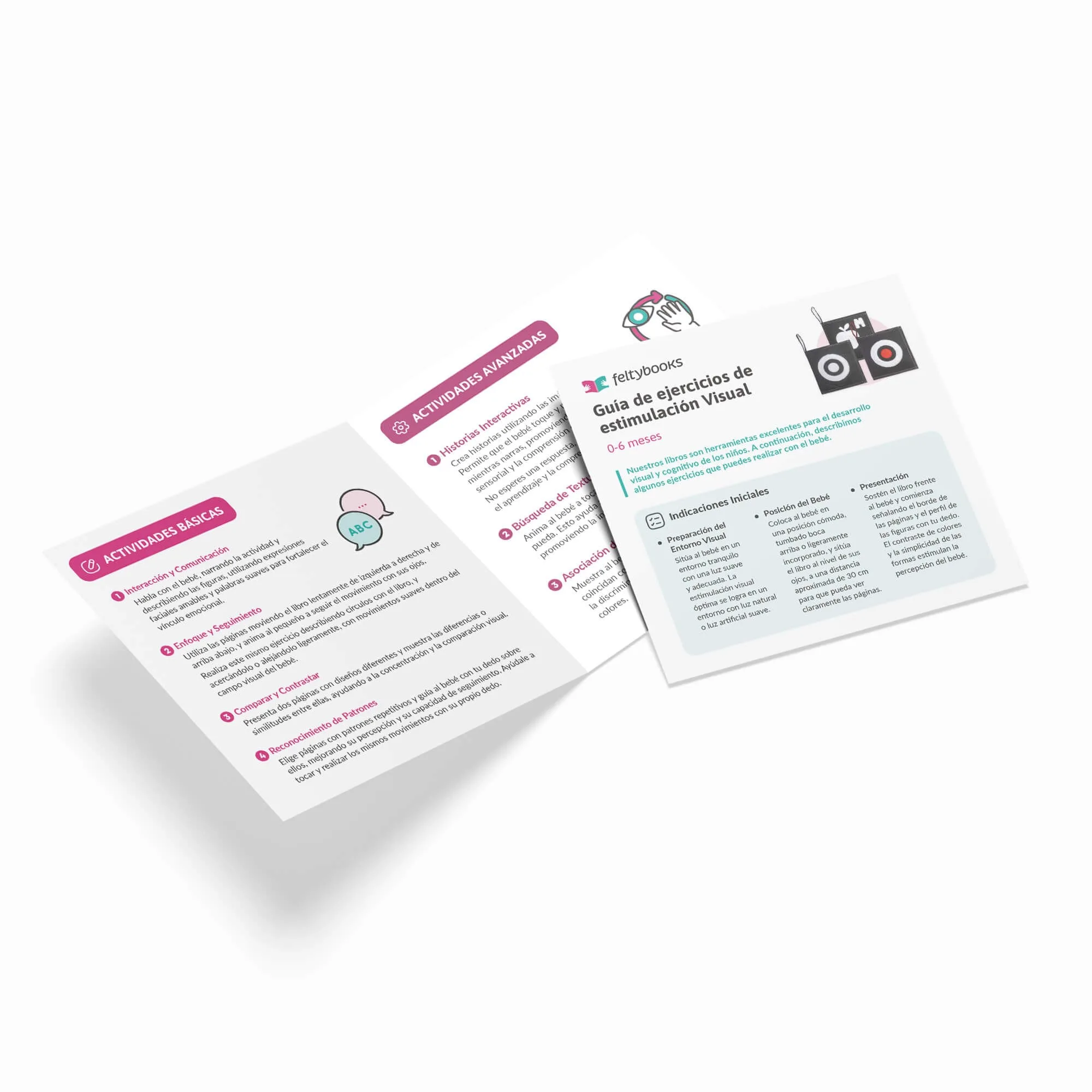 Formas geométricas en blanco, negro y rojo - imagen 4